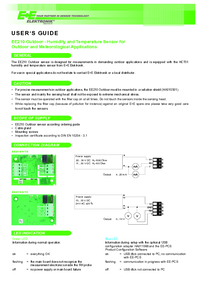 Thumbnail of document Manual - EE210 Outdoor Humidity/Temperature Transmitter